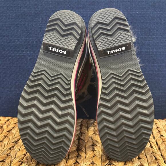 Sorel Joan of Arctic Youth 3 Waterproof Winter Snow Boots Faux Fur Trim - Picture 6 of 8